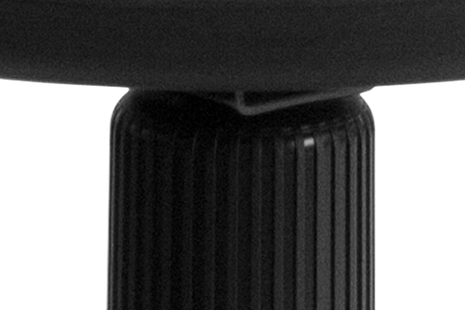 BLNK - Frakes Black Ergonomic Stool with Foot Ring