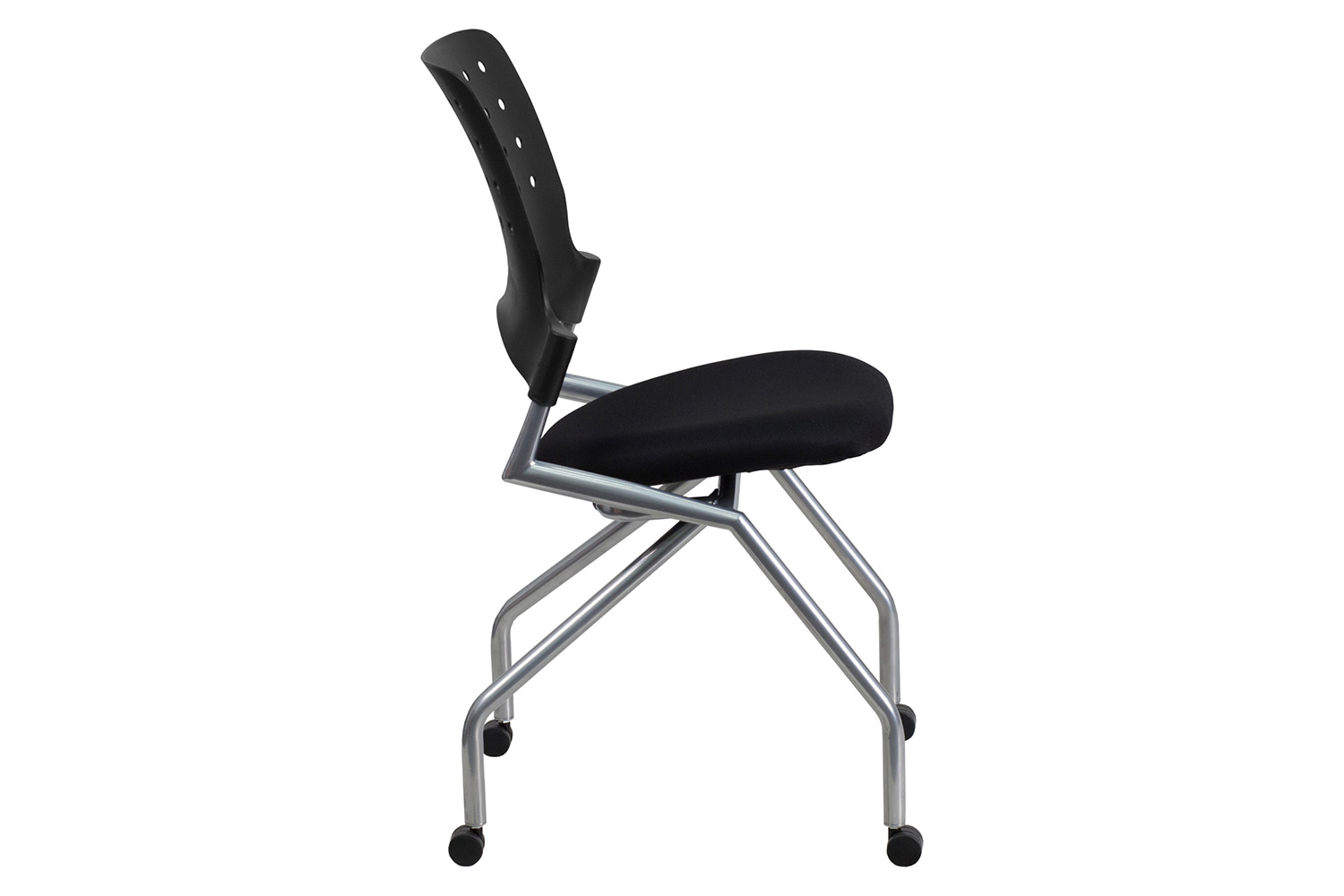 BLNK™ Galaxy Fabric Mobile Nesting Chair with Black Seat