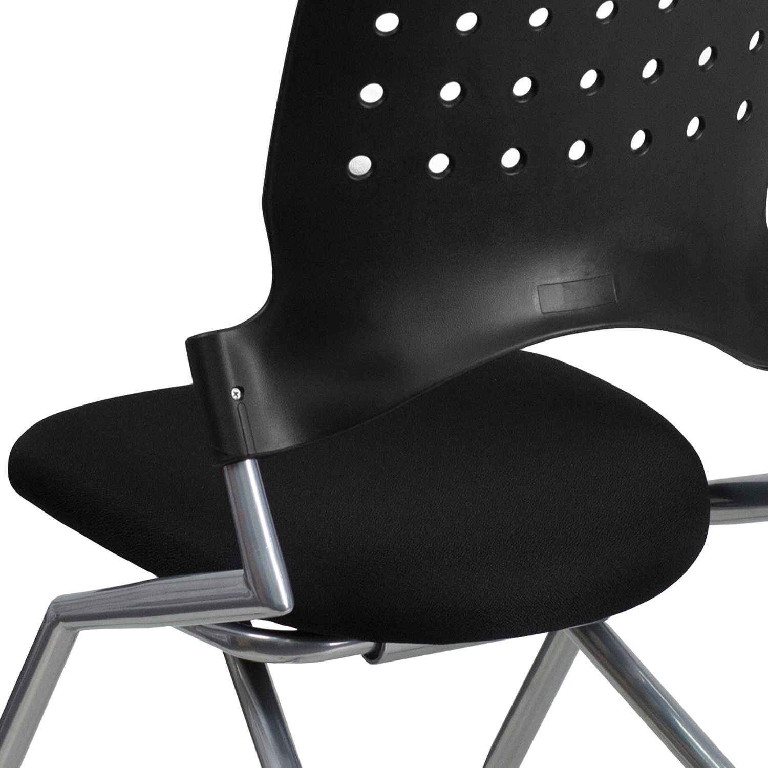 BLNK™ Galaxy Fabric Mobile Nesting Chair with Black Seat