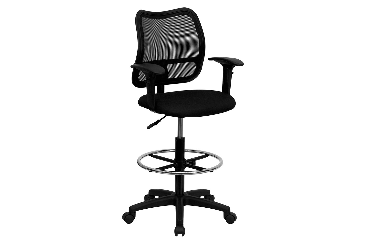 BLNK Elaine Mid-Back Mesh Drafting Chair