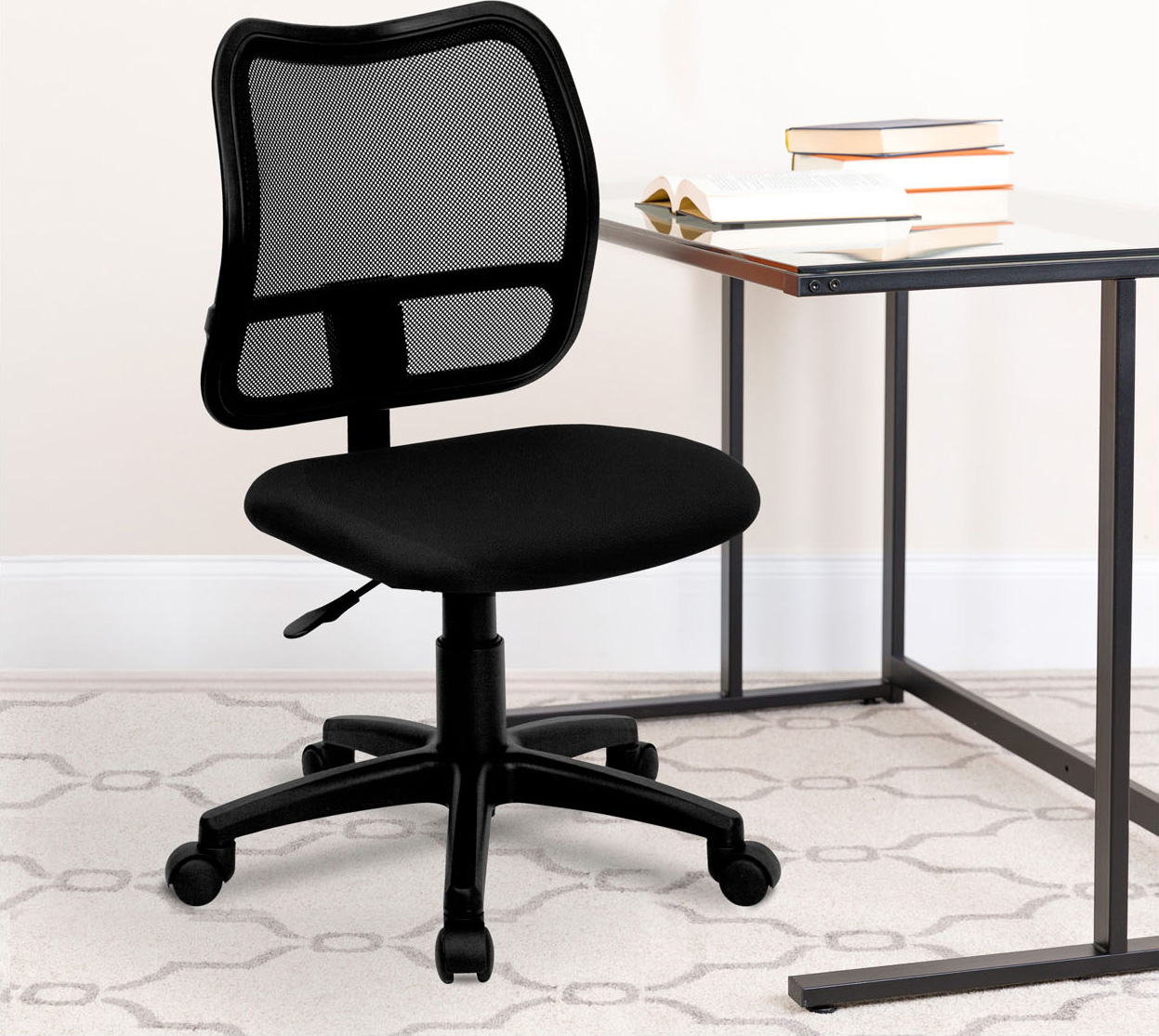 BLNK Alber Mid-Back Mesh Swivel Task Office Chair