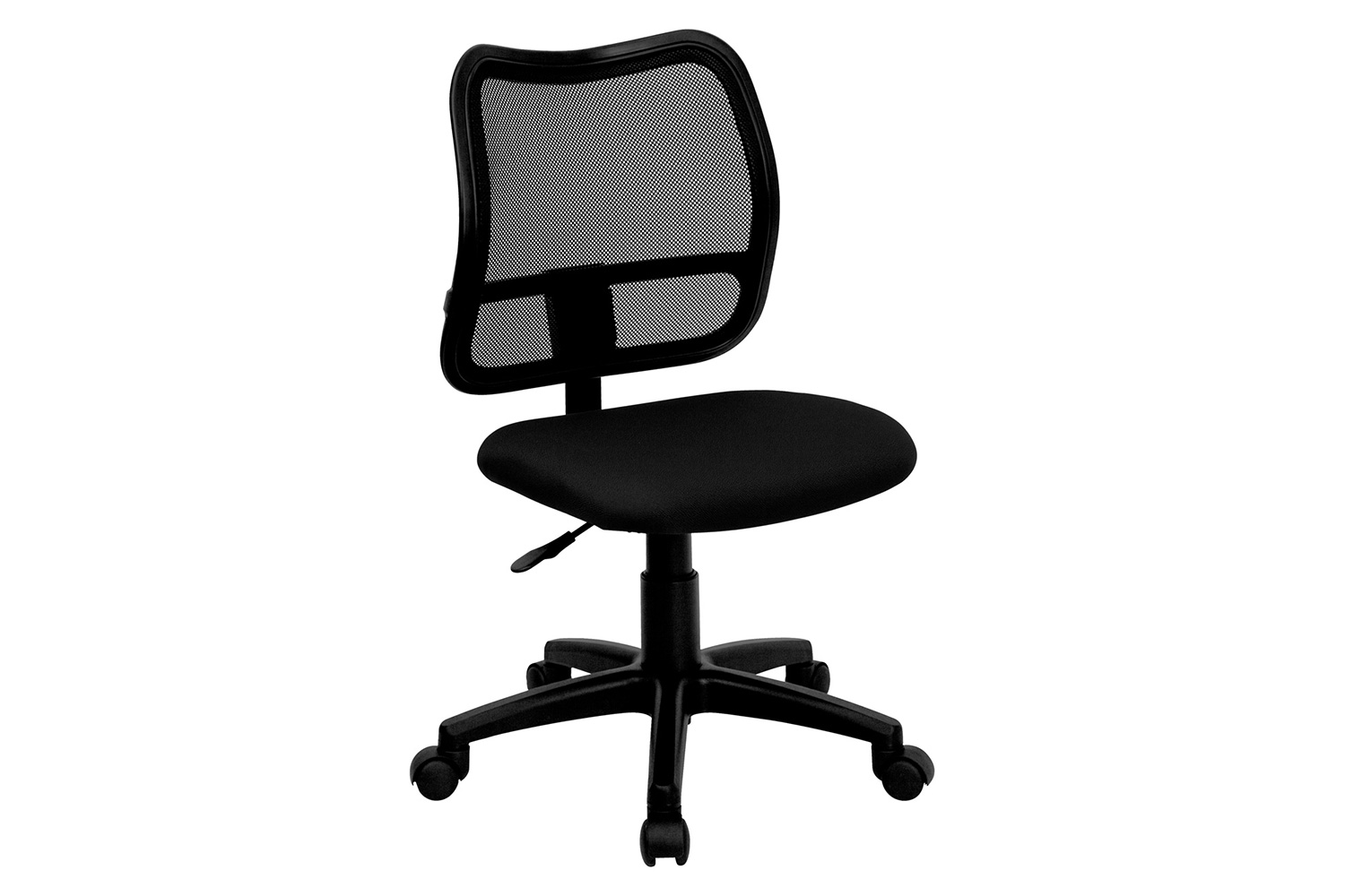 BLNK Alber Mid-Back Mesh Swivel Task Office Chair - Black