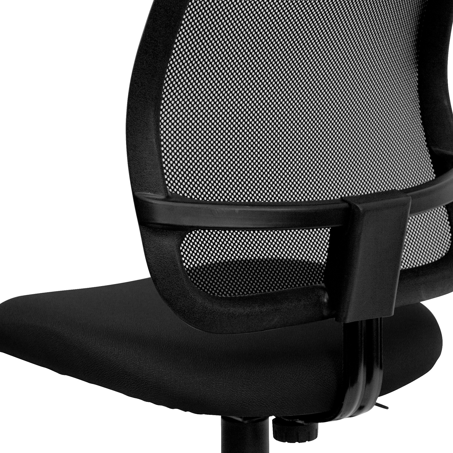 BLNK Alber Mid-Back Mesh Swivel Task Office Chair - Black