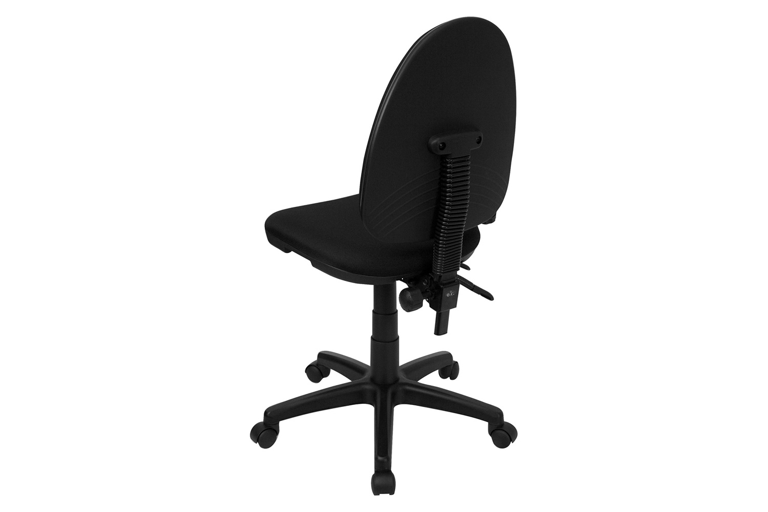 BLNK Linus Fabric Mid-Back Multifunction Swivel Ergonomic Task Office Chair with Adjustable Lumbar Support