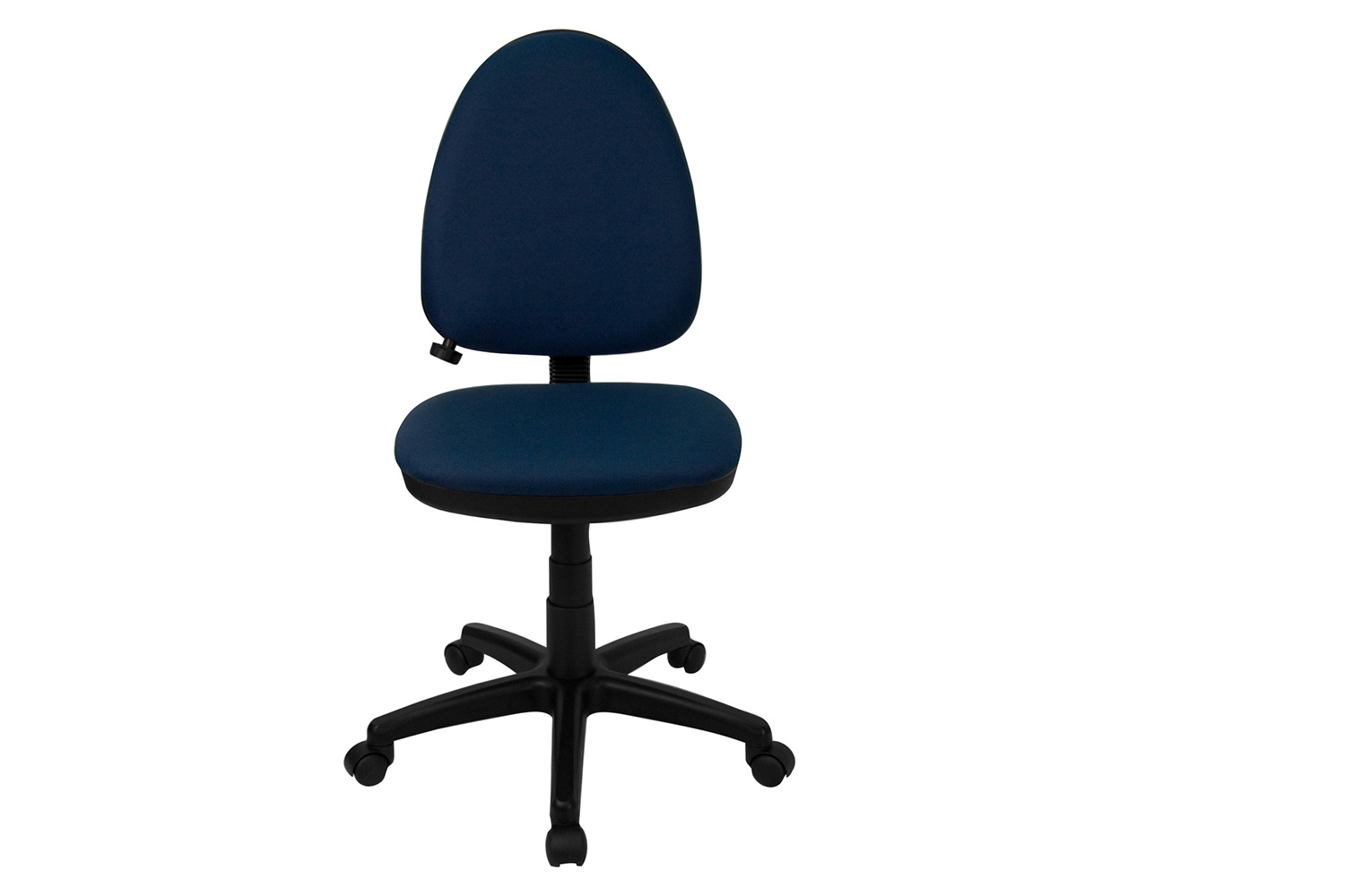 BLNK Fabric Mid-Back Multifunction Swivel Ergonomic Task Office Chair with Adjustable Lumbar Support - Navy Blue