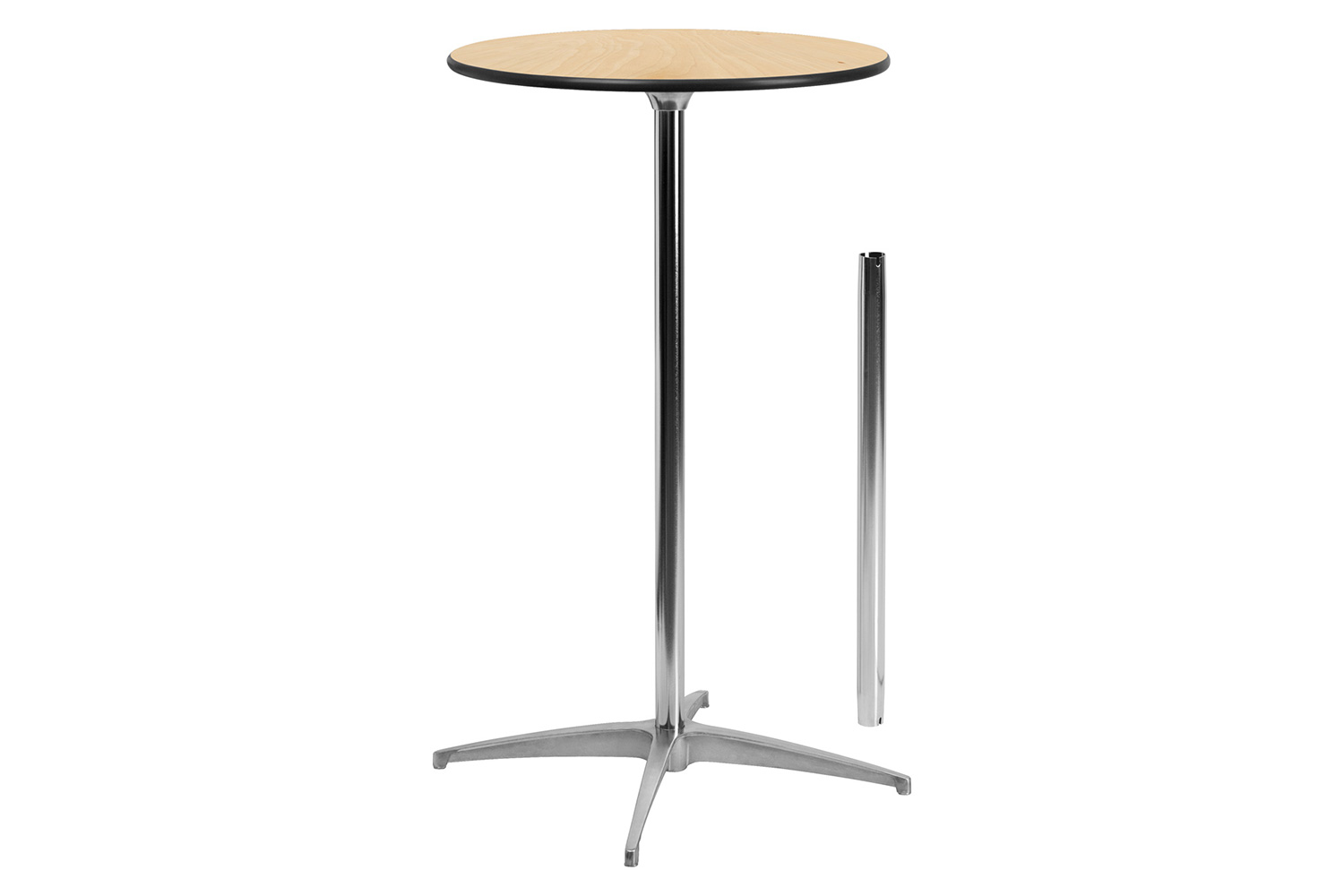 BLNK™ Lars Round Wood Cocktail Table - 24"D