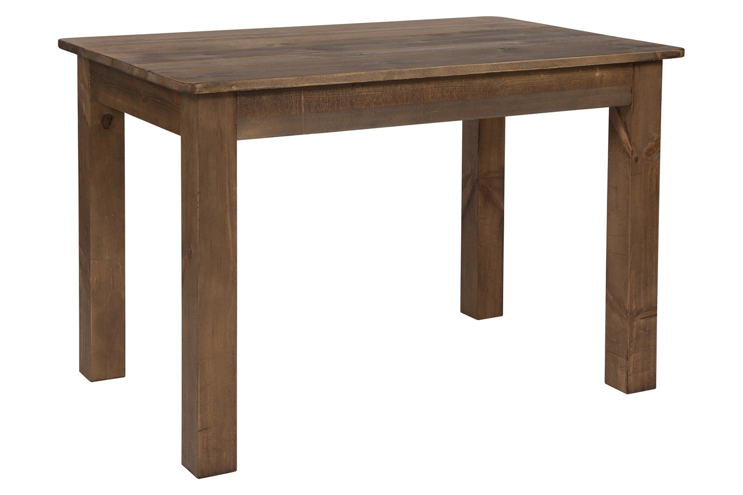 BLNK HERCULES Rectangular Antique Rustic Solid Pine Farm Dining Table