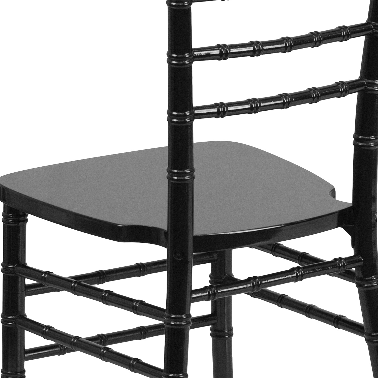 BLNK HERCULES Series Wood Chiavari Chair - Black