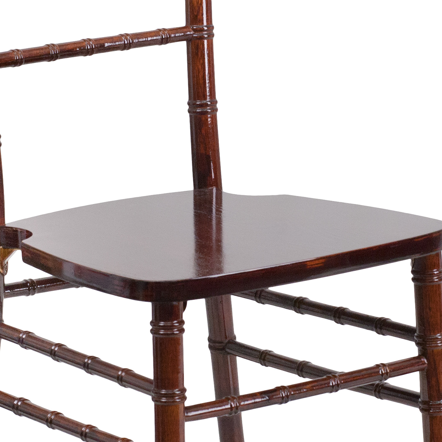 BLNK HERCULES Series Wood Chiavari Chair - Fruitwood