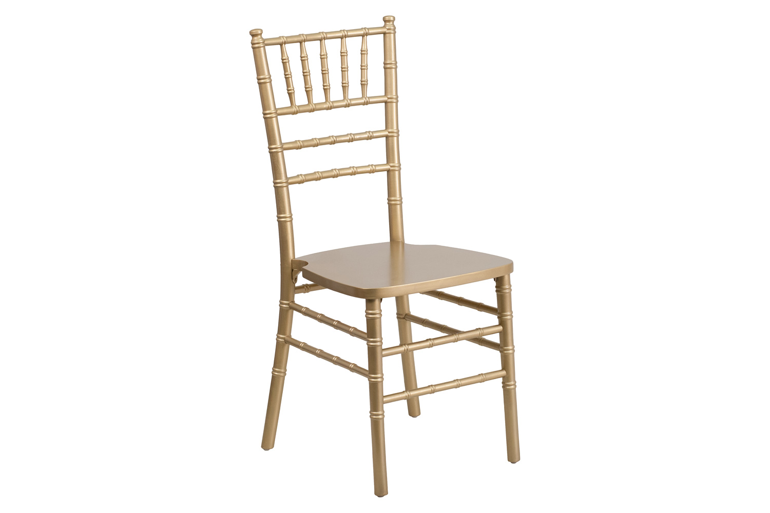 BLNK HERCULES Series Wood Chiavari Chair - Gold