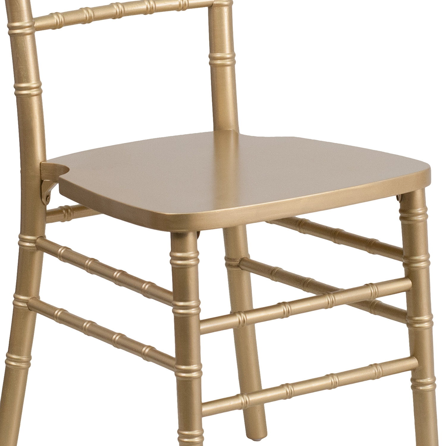 BLNK HERCULES Series Wood Chiavari Chair - Gold