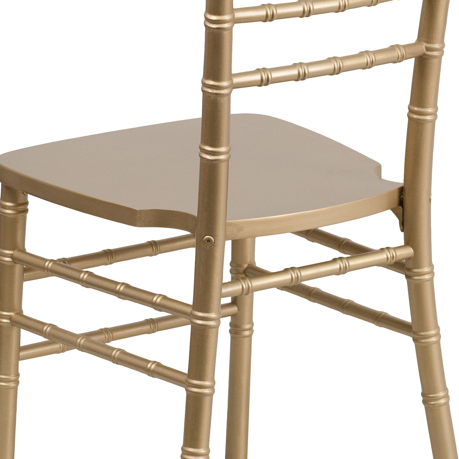 BLNK HERCULES Series Wood Chiavari Chair - Gold