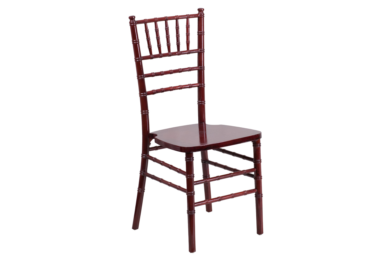 BLNK HERCULES Series Wood Chiavari Chair - Mahogany