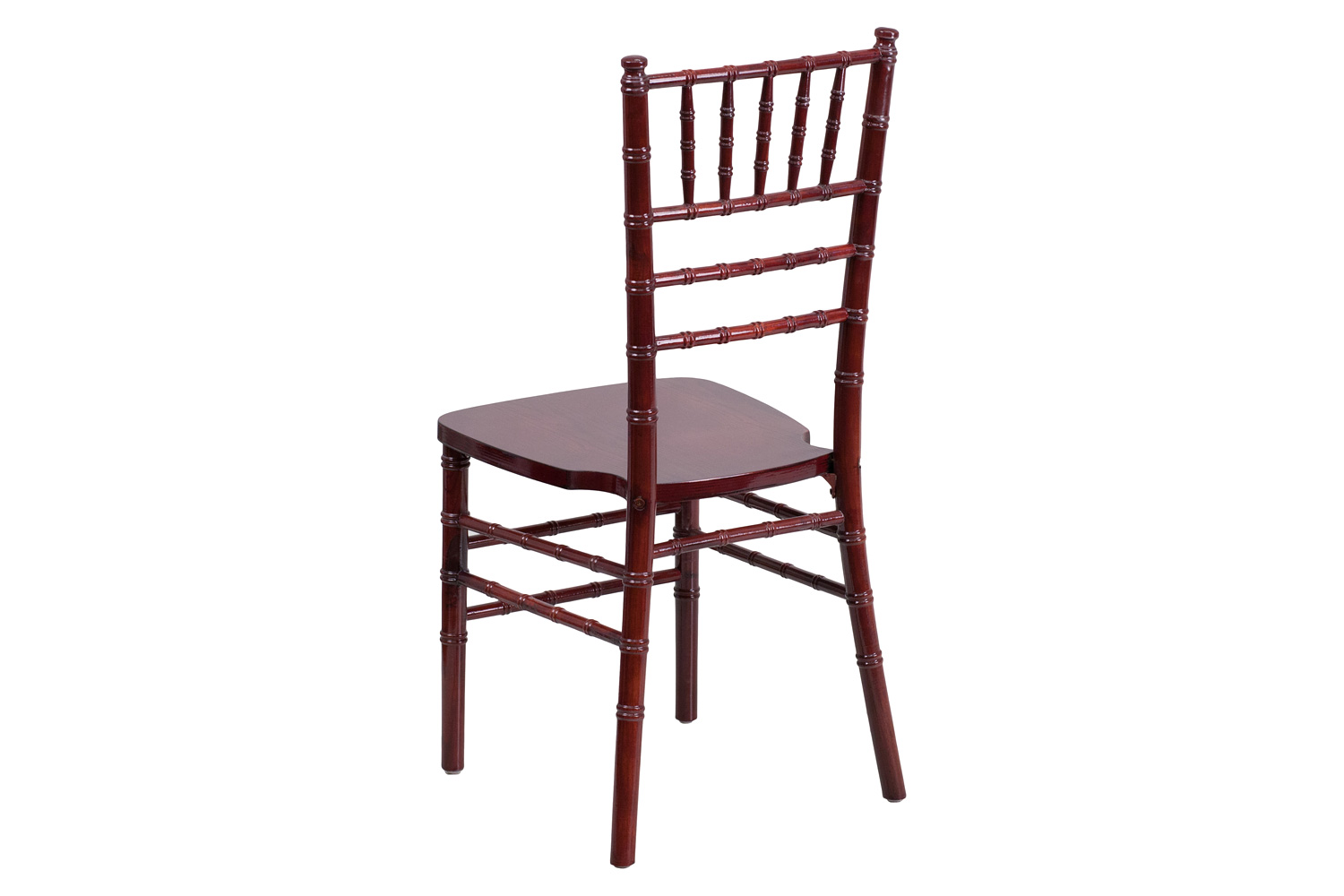 BLNK HERCULES Series Wood Chiavari Chair - Mahogany