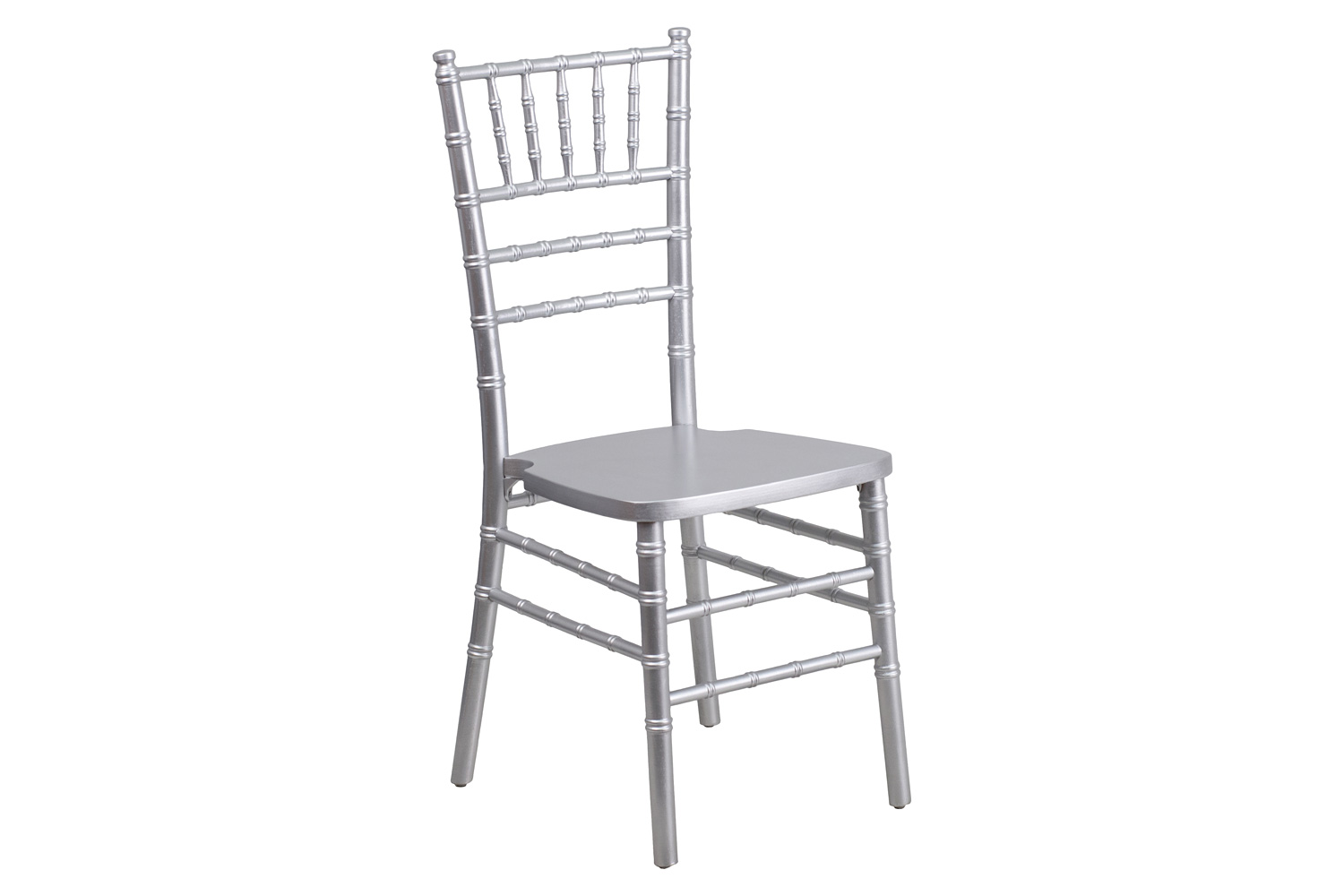 BLNK HERCULES Series Wood Chiavari Chair - Silver