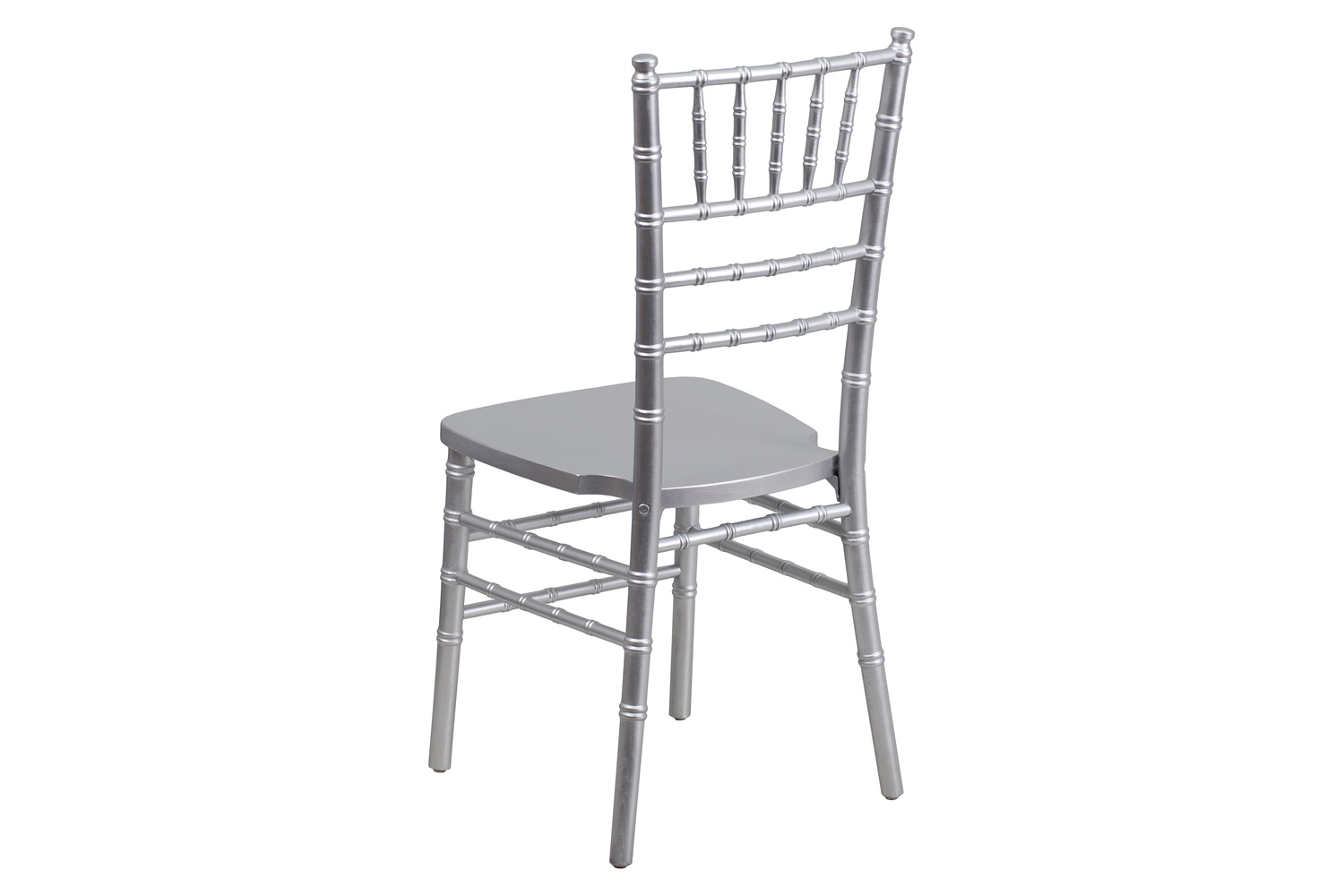 BLNK HERCULES Series Wood Chiavari Chair - Silver