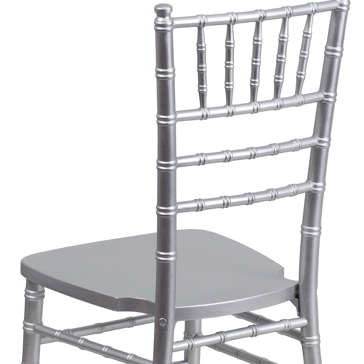 BLNK HERCULES Series Wood Chiavari Chair - Silver