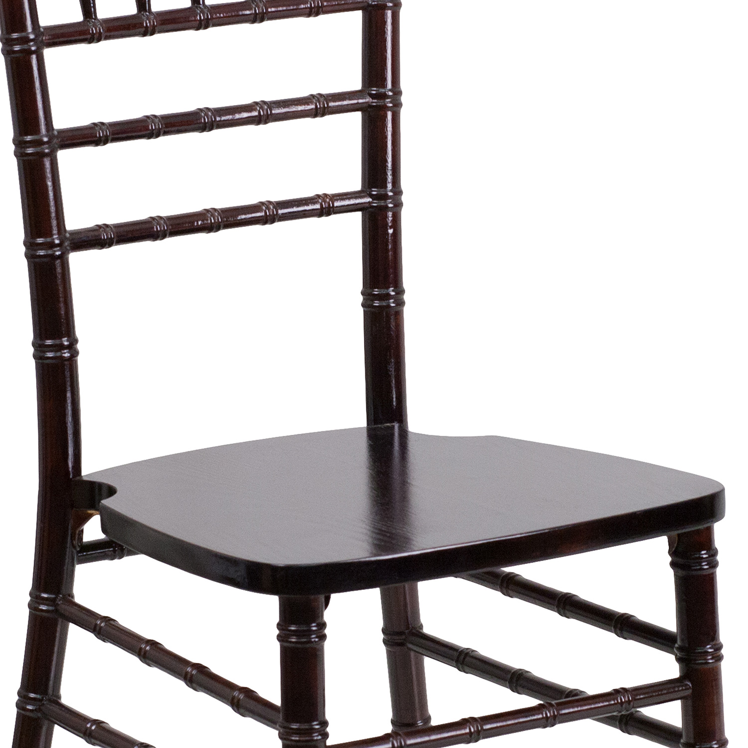 BLNK™ HERCULES Series Wood Chiavari Chair - Walnut