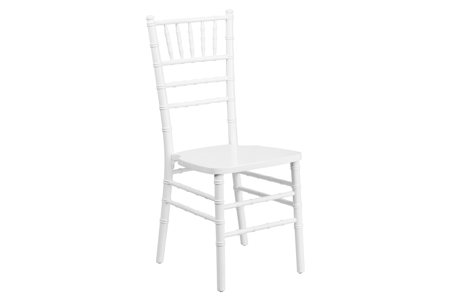 BLNK™ HERCULES Series Wood Chiavari Chair - White