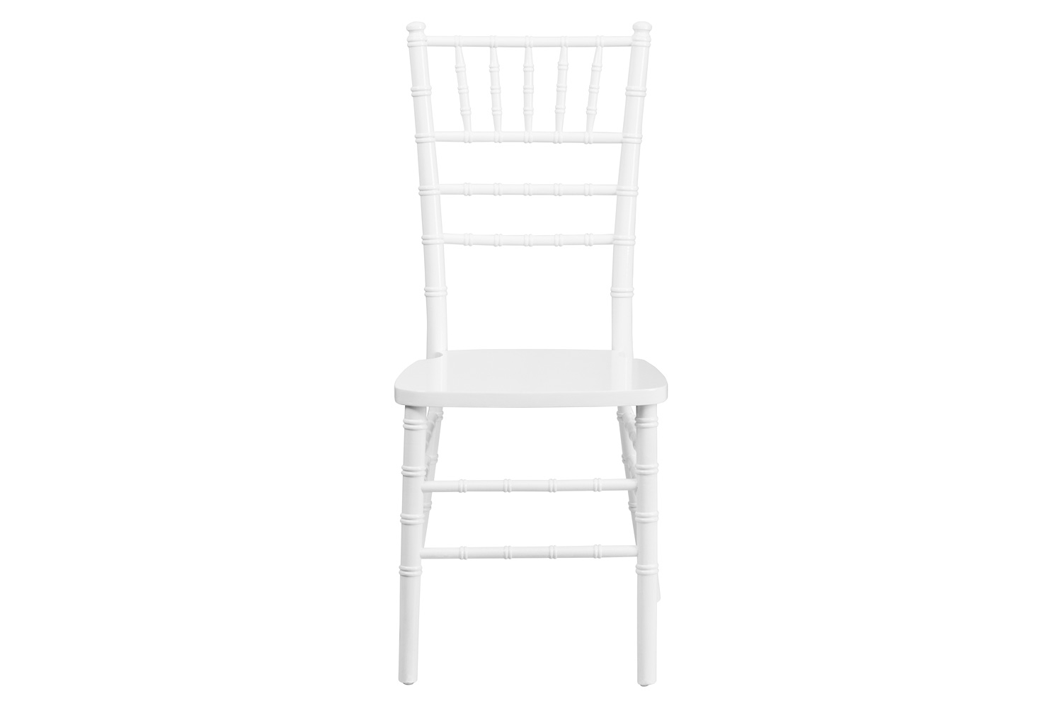 BLNK™ HERCULES Series Wood Chiavari Chair - White