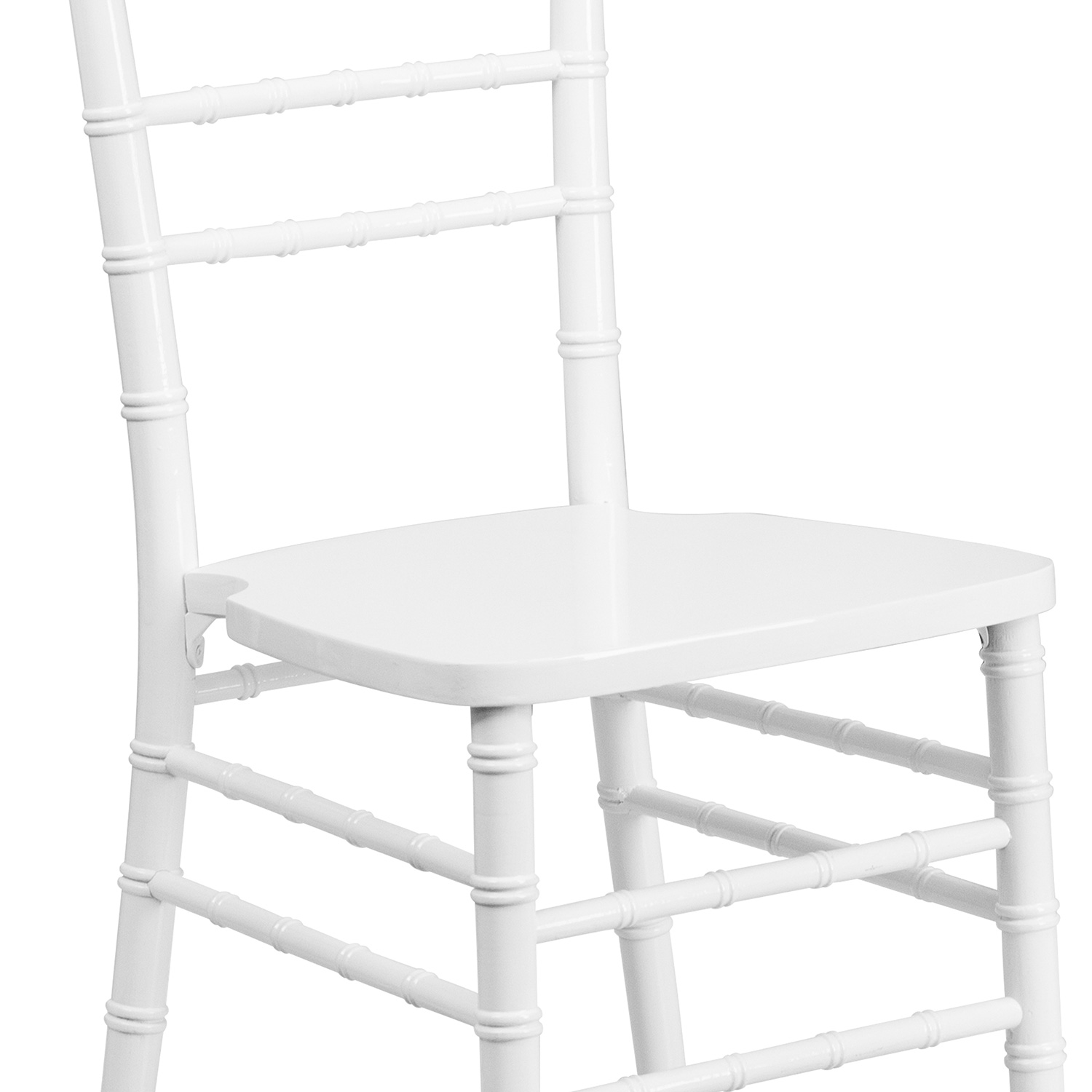 BLNK™ HERCULES Series Wood Chiavari Chair - White