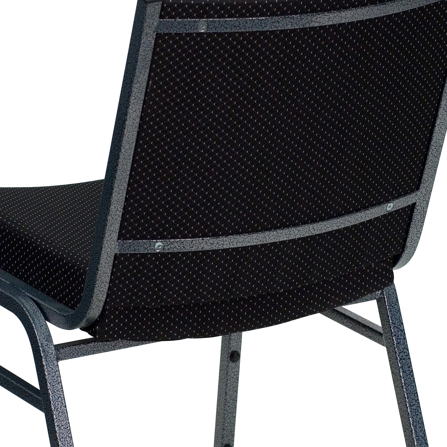 BLNK HERCULES Series Fabric Heavy Duty Stack Chair - Black Dot