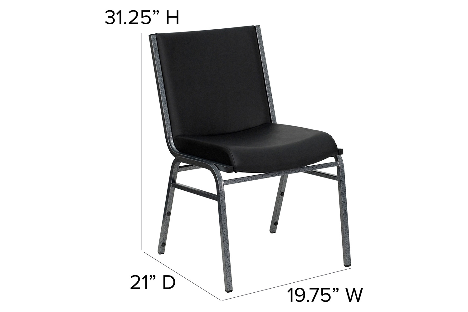 BLNK - HERCULES Series Vinyl Heavy Duty Stack Chair