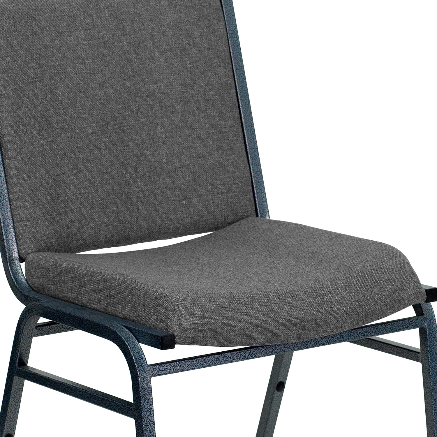 BLNK HERCULES Series Fabric Heavy Duty Stack Chair - Gray