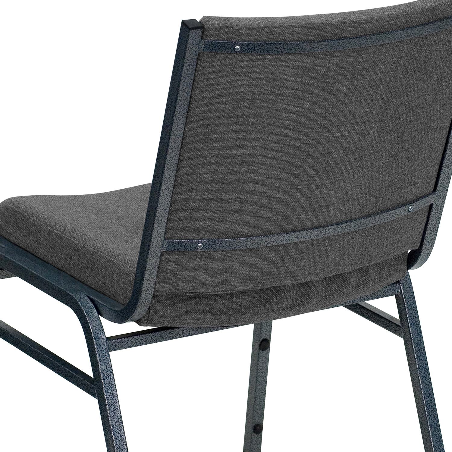 BLNK HERCULES Series Fabric Heavy Duty Stack Chair - Gray