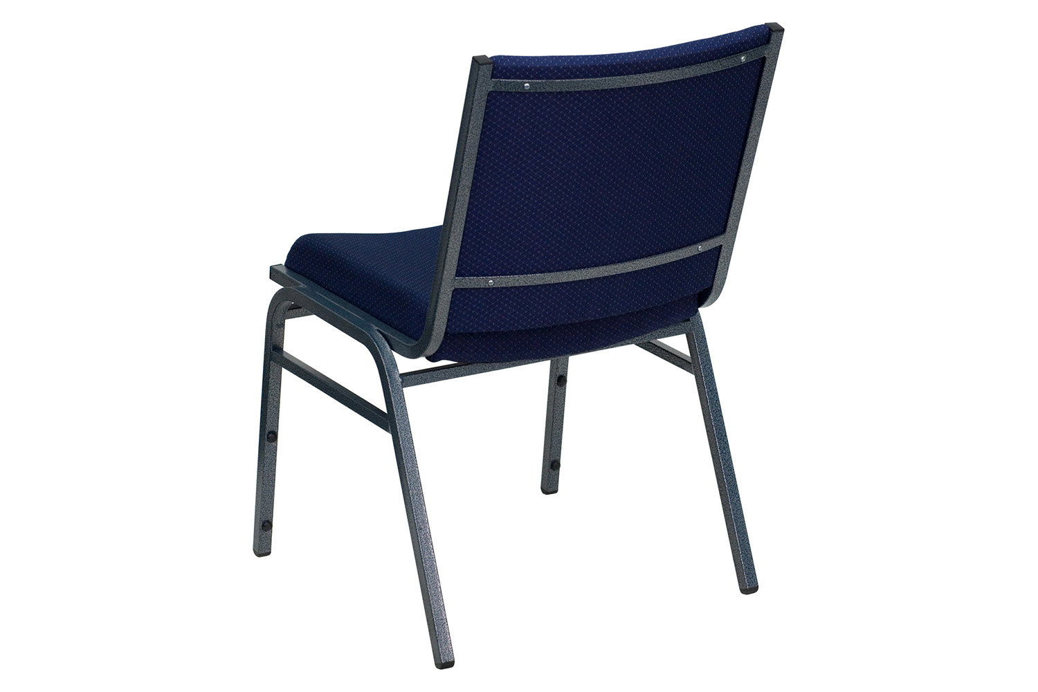 BLNK HERCULES Series Fabric Heavy Duty Stack Chair - Navy Blue Dot