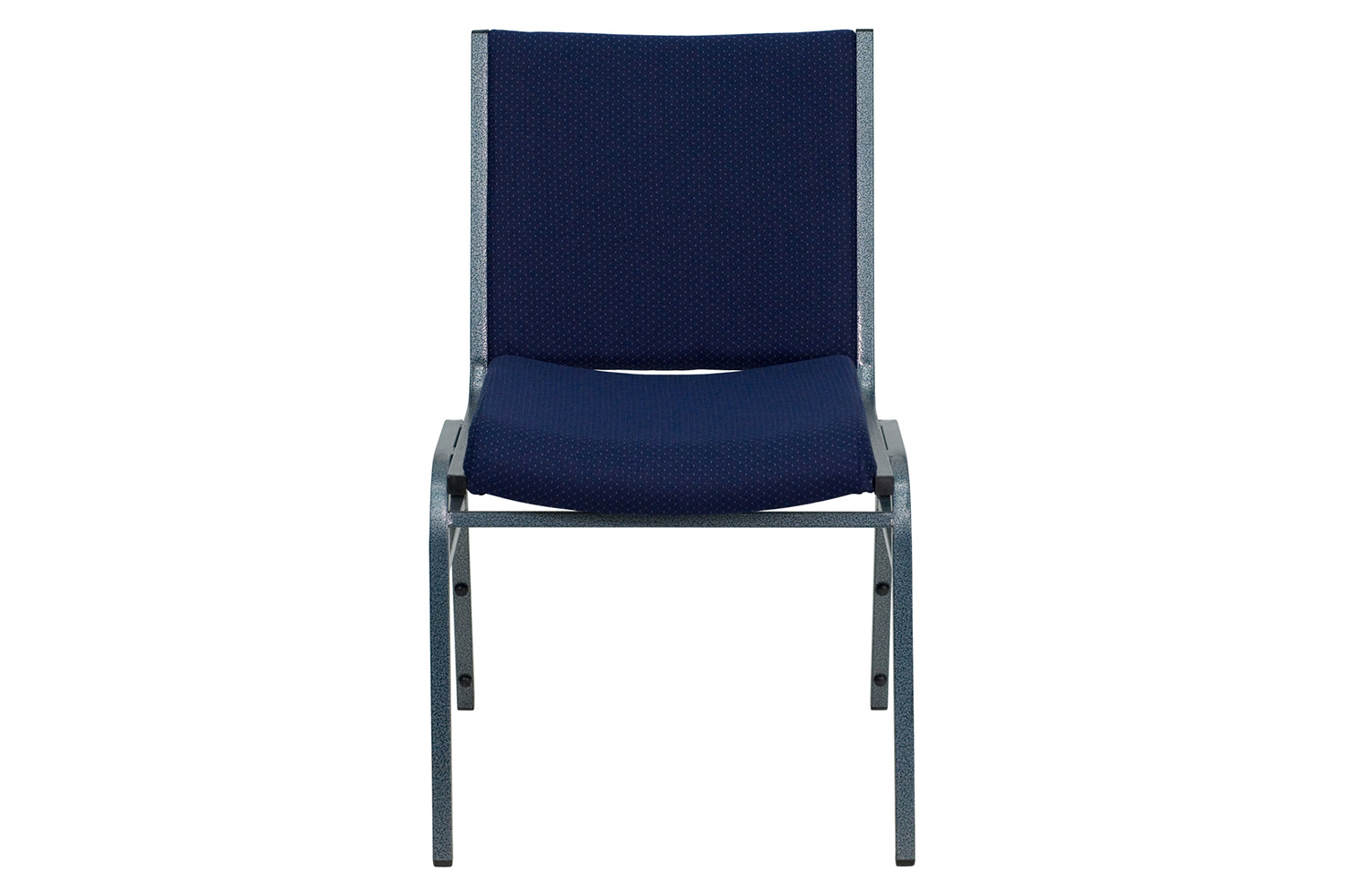 BLNK HERCULES Series Fabric Heavy Duty Stack Chair - Navy Blue Dot