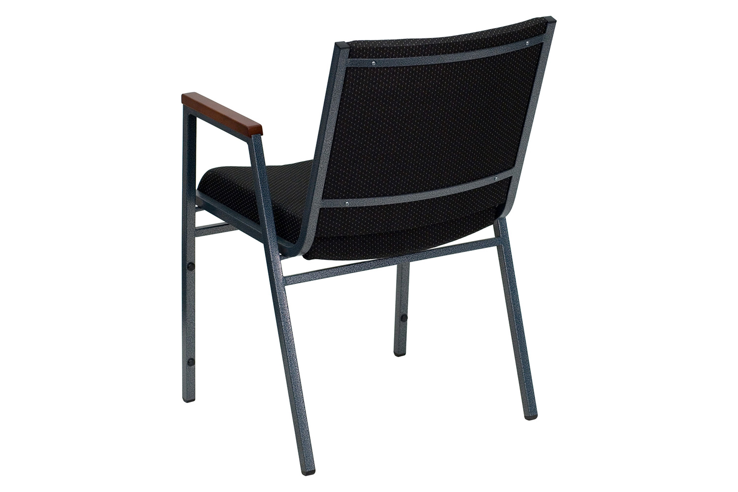 BLNK™ HERCULES Series Fabric Heavy Duty Stack Chair with Arms - Black Dot