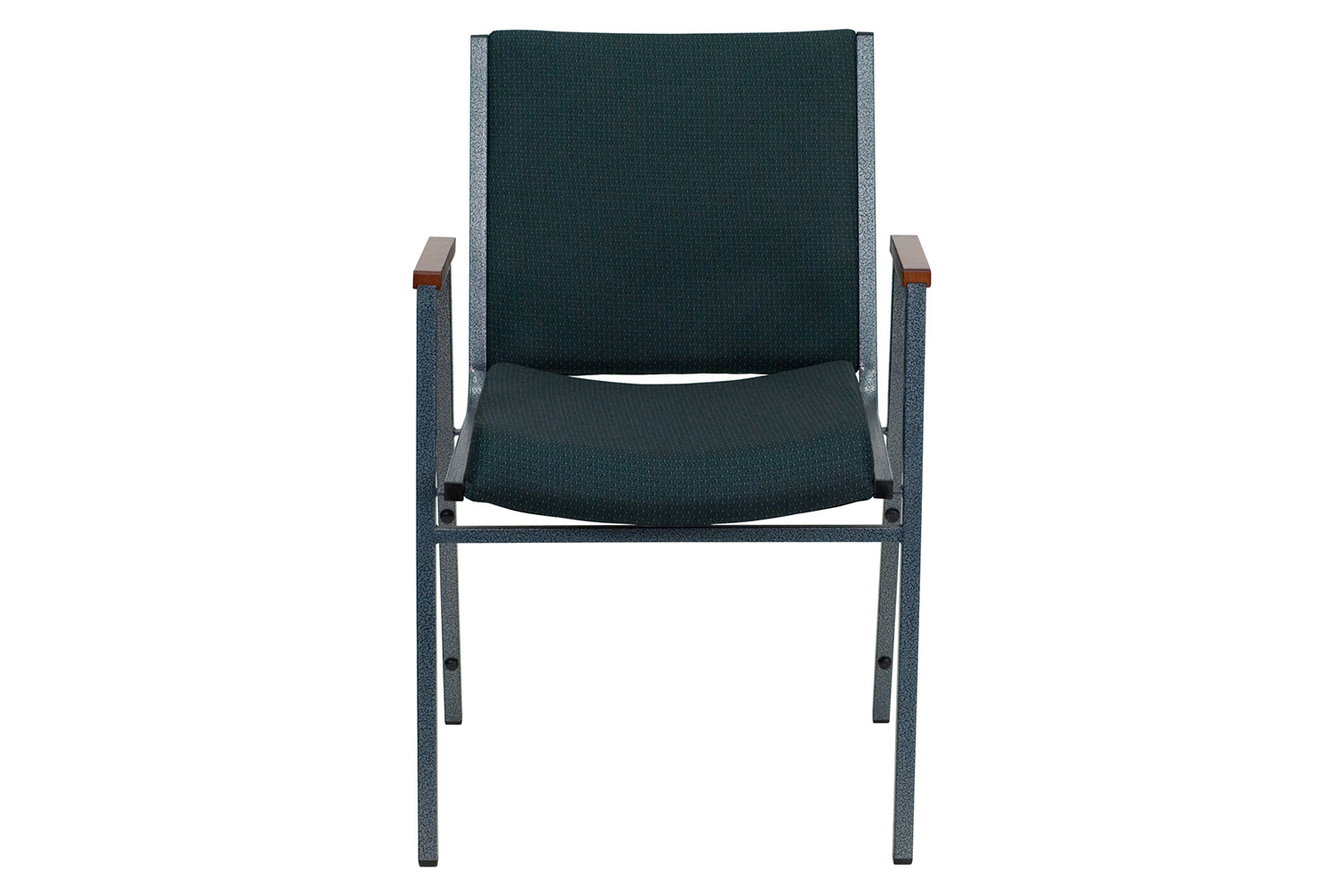 BLNK™ HERCULES Series Fabric Heavy Duty Stack Chair with Arms - Green Patterned