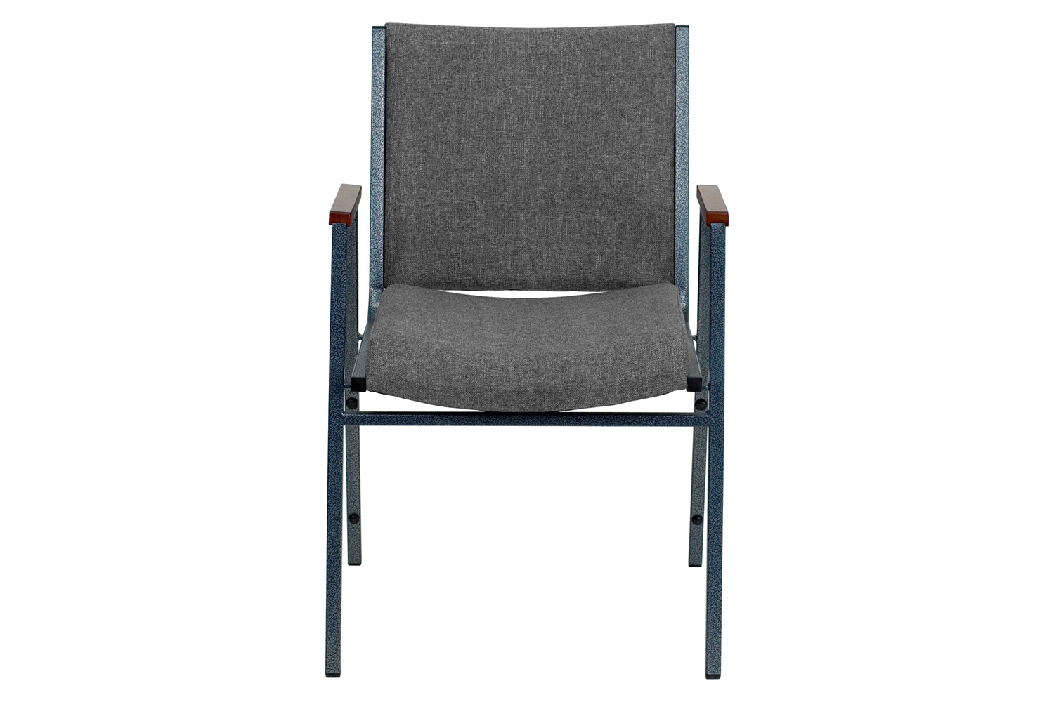 BLNK™ HERCULES Series Fabric Heavy Duty Stack Chair with Arms - Gray