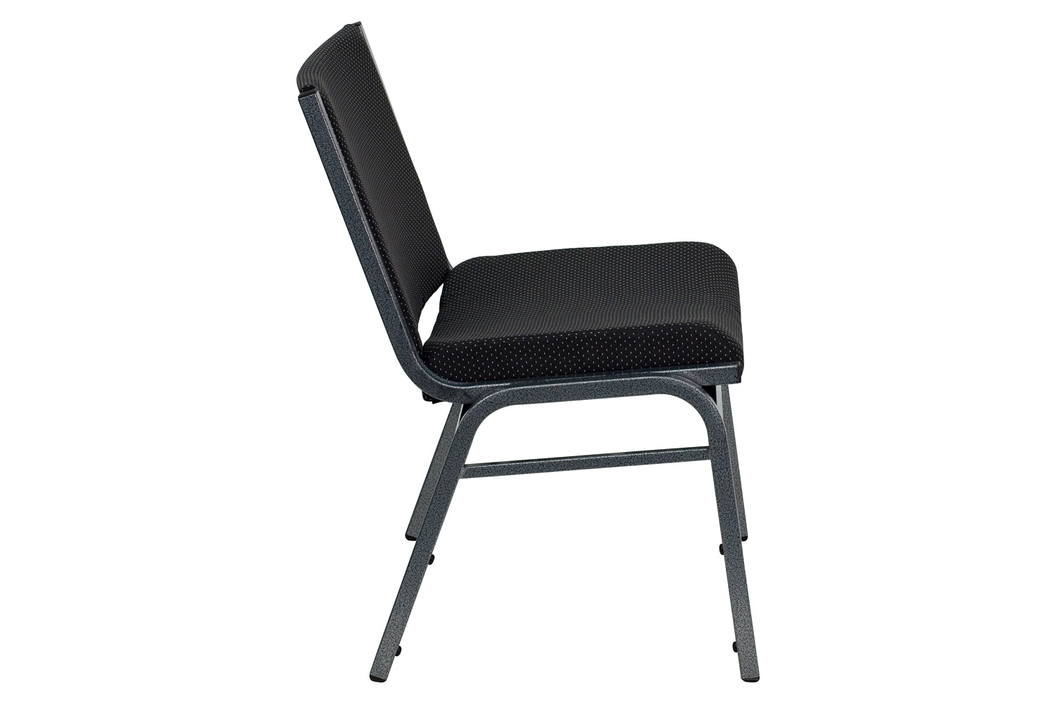 BLNK™ HERCULES Series Fabric Stack Chair - Black