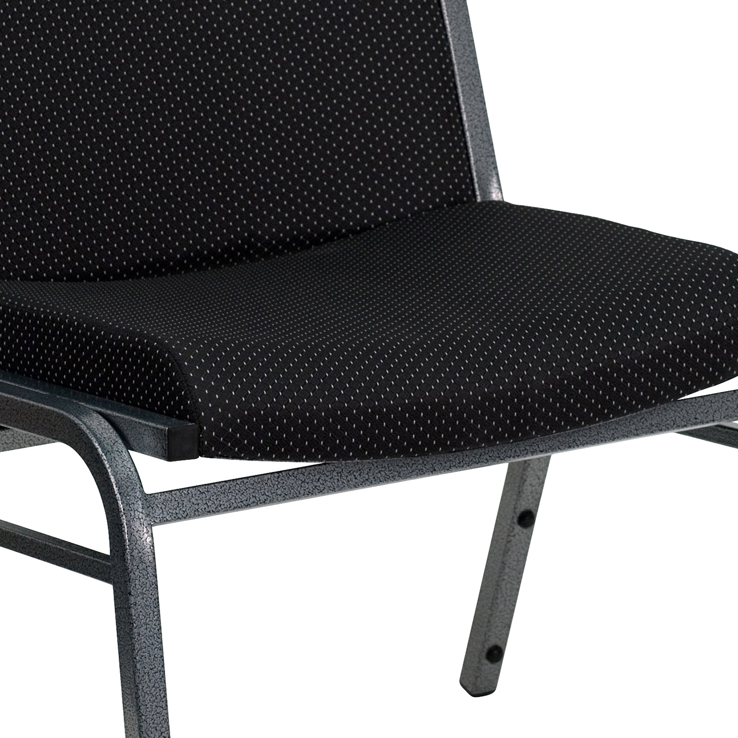 BLNK™ HERCULES Series Fabric Stack Chair - Black