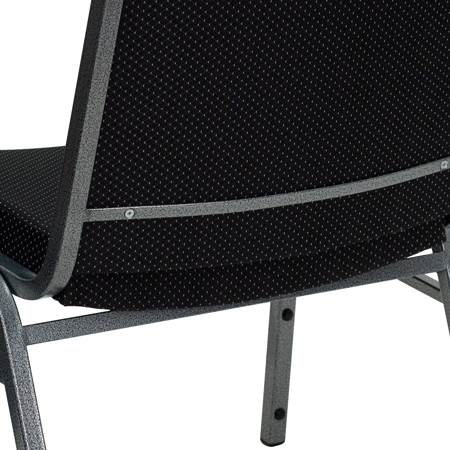 BLNK™ HERCULES Series Fabric Stack Chair - Black