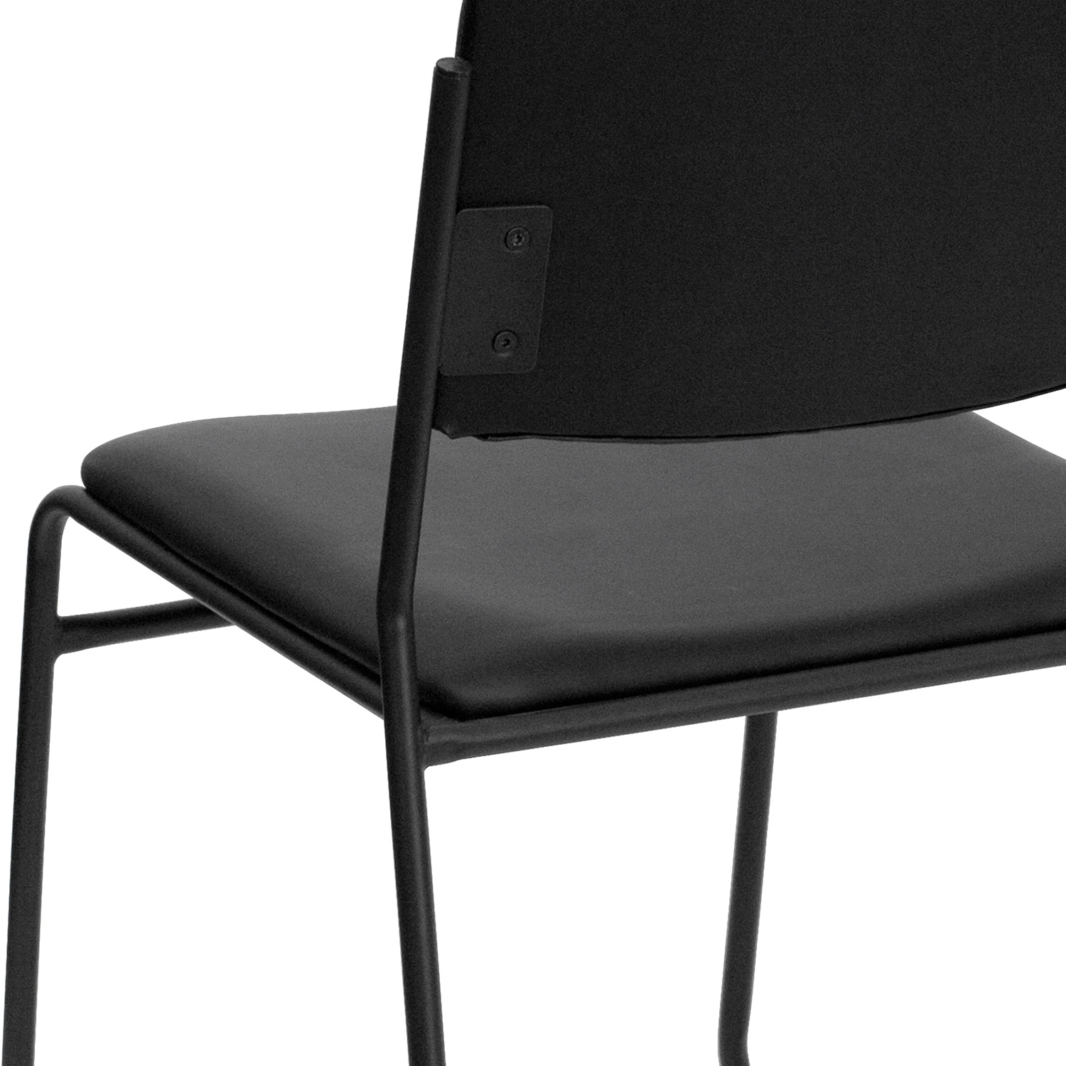 BLNK - HERCULES Series Vinyl High Density Stacking Chair with Sled Base