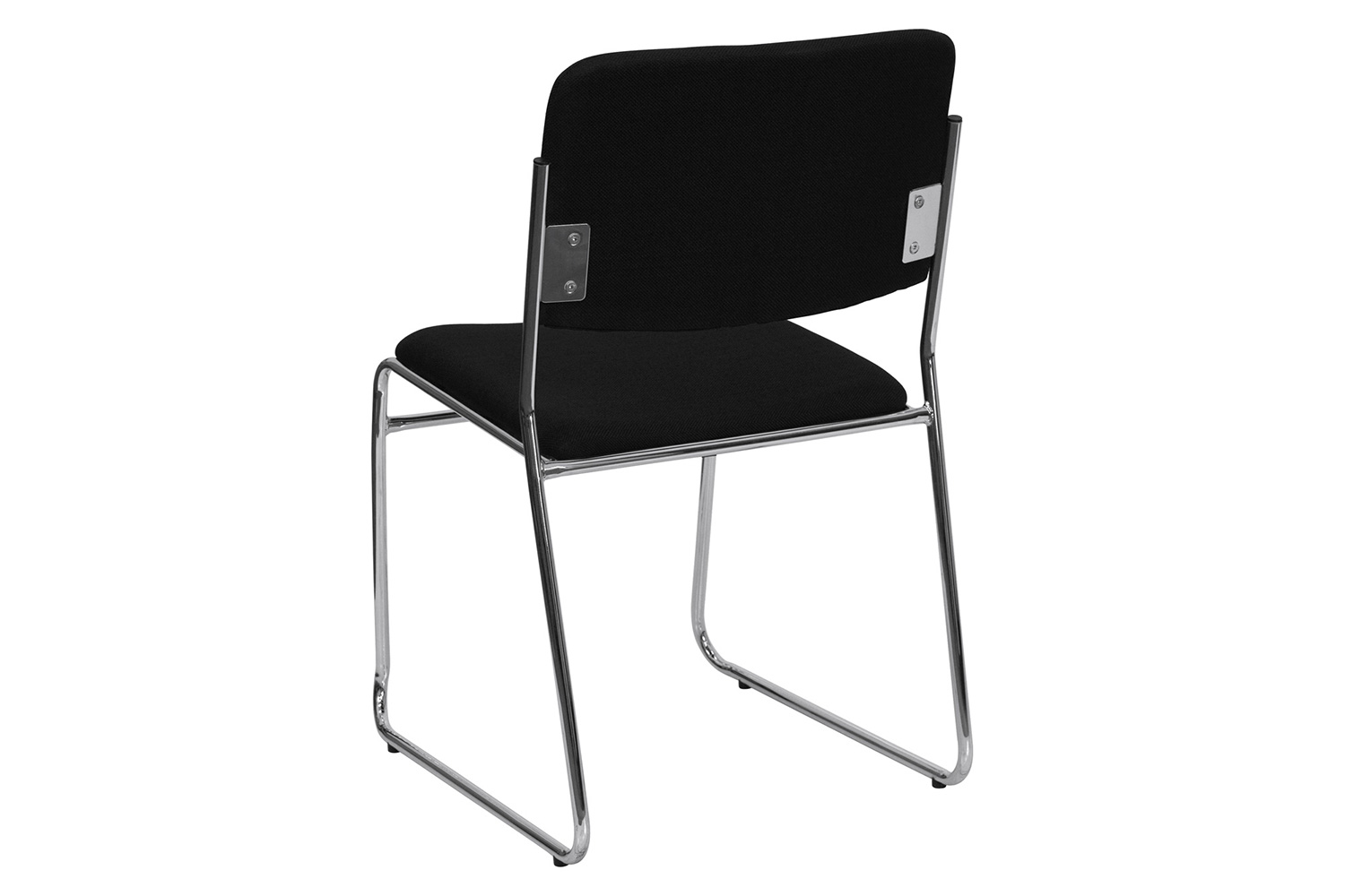 BLNK - HERCULES Series Fabric High Density Stacking Chair with Chrome Sled Base