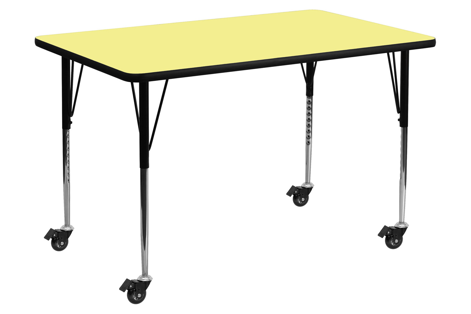 BLNK Wren Mobile Rectangular Thermal Laminate Activity Table