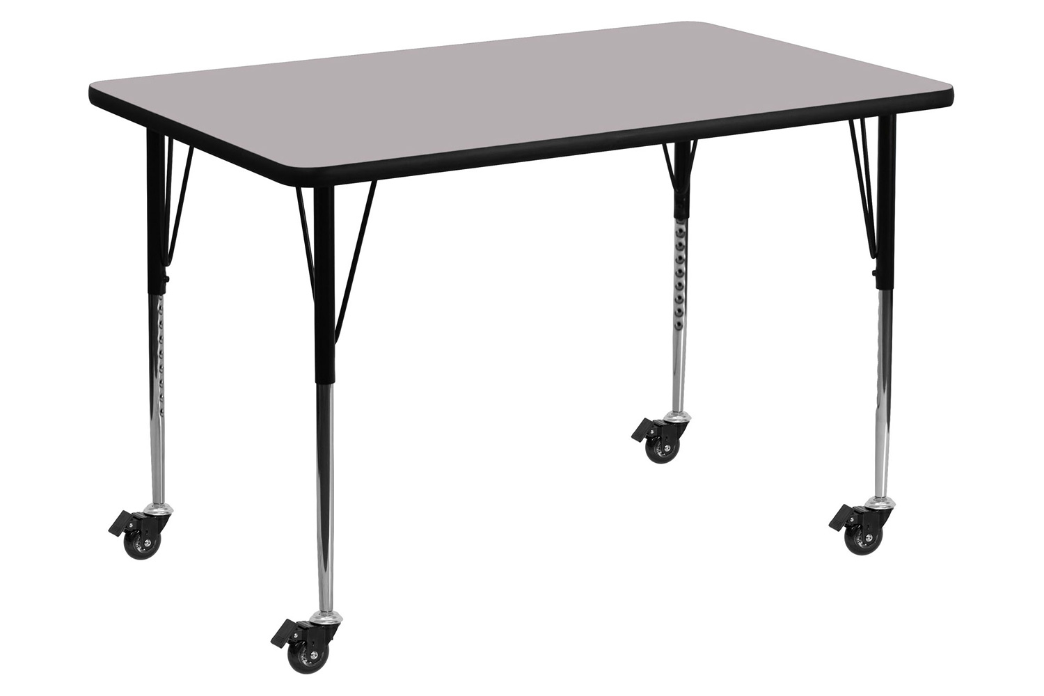 BLNK Wren Mobile Rectangular Thermal Laminate Activity Table