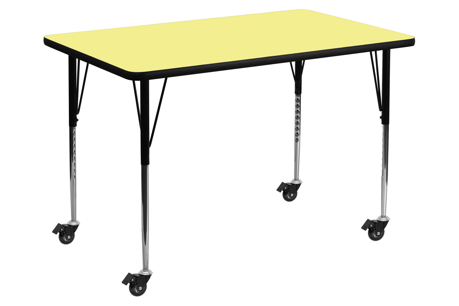 BLNK Wren Mobile Rectangular Thermal Laminate Activity Table