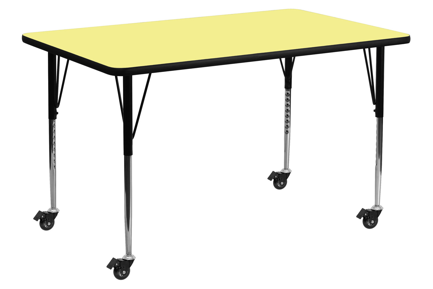 BLNK Wren Mobile Rectangular Thermal Laminate Activity Table