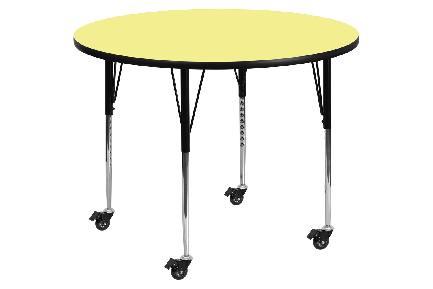 BLNK Wren Mobile Round Thermal Laminate Activity Table