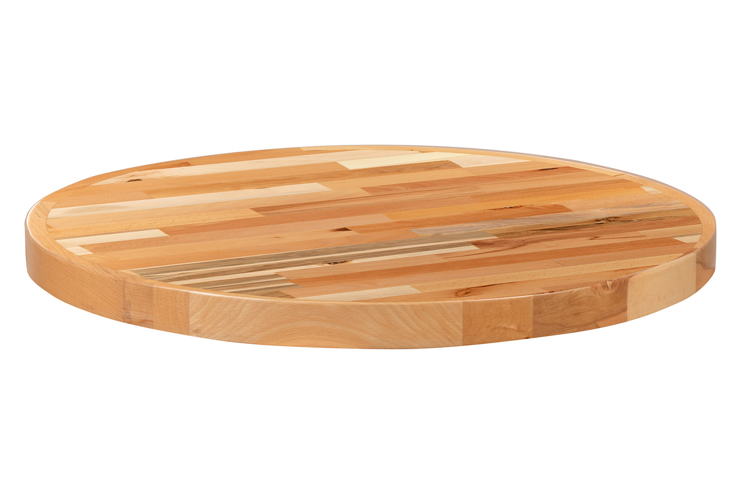 BLNK Mayfair Round Butcher Block Style Table Top