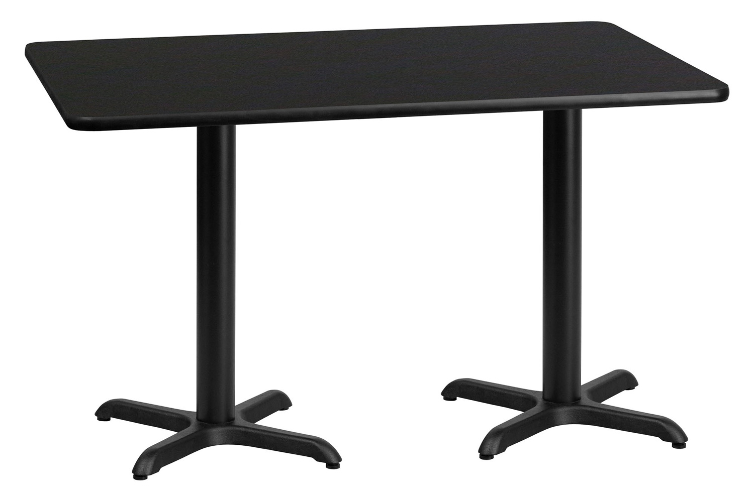 BLNK Rectangular Table with 22'' x 22'' Bases