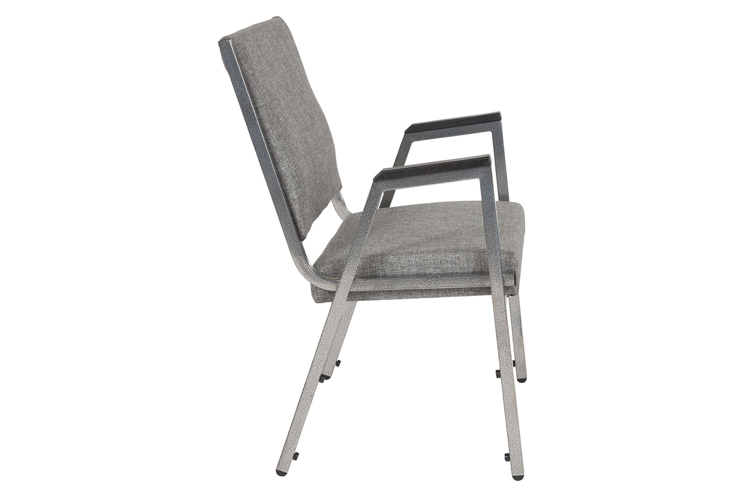 BLNK™ HERCULES Series Fabric Antimicrobial Bariatric Medical Reception Arm Chair - Gray