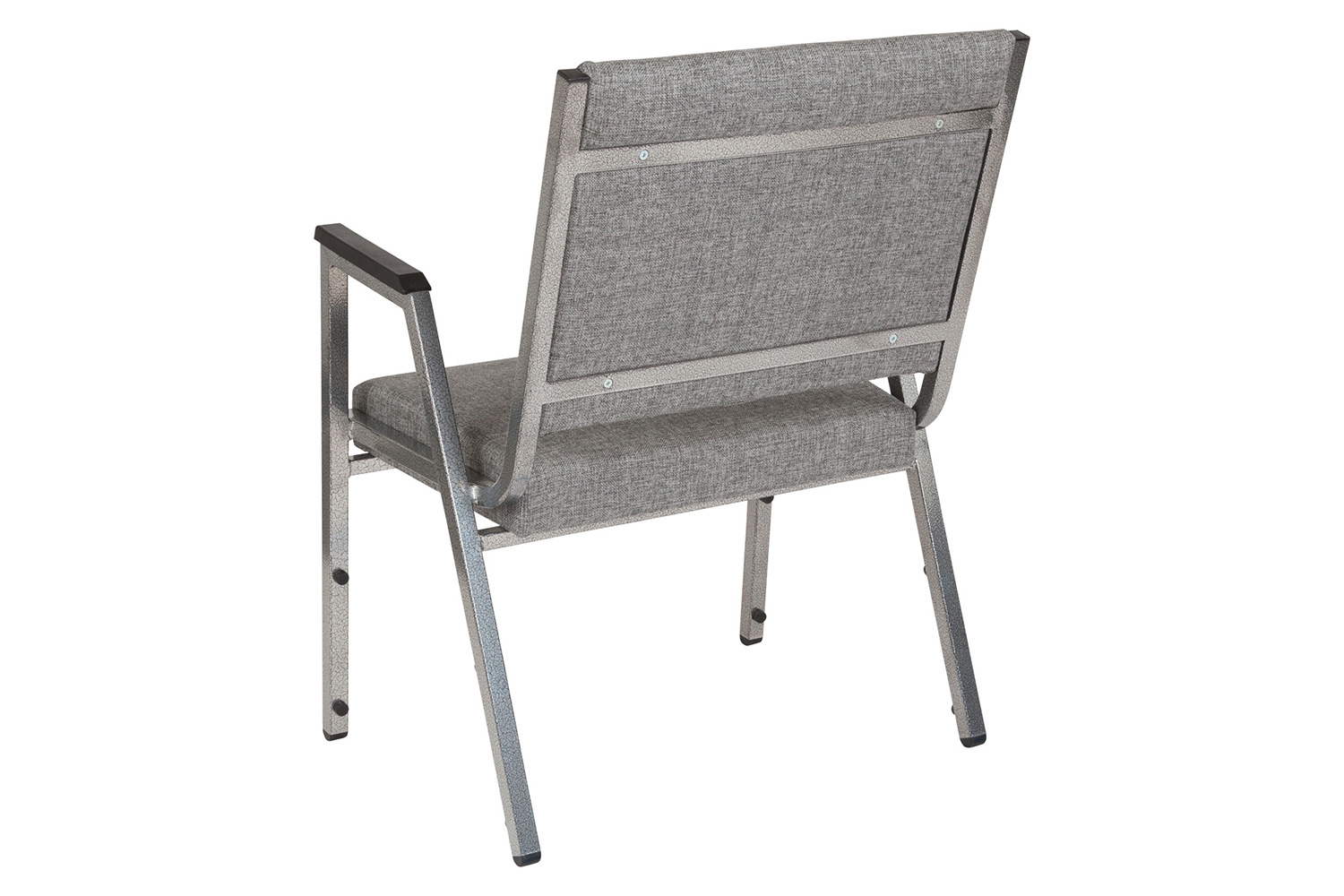 BLNK™ HERCULES Series Fabric Antimicrobial Bariatric Medical Reception Arm Chair - Gray