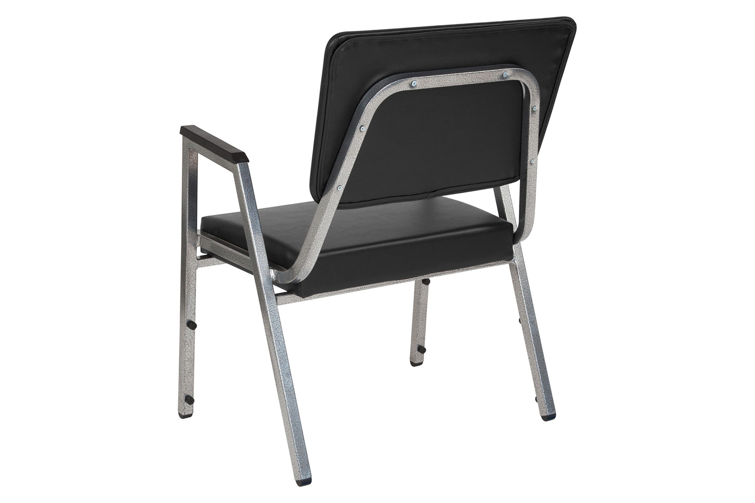 BLNK - HERCULES Series Vinyl Antimicrobial Bariatric Medical Reception Arm Chair with 3/4 Panel Back