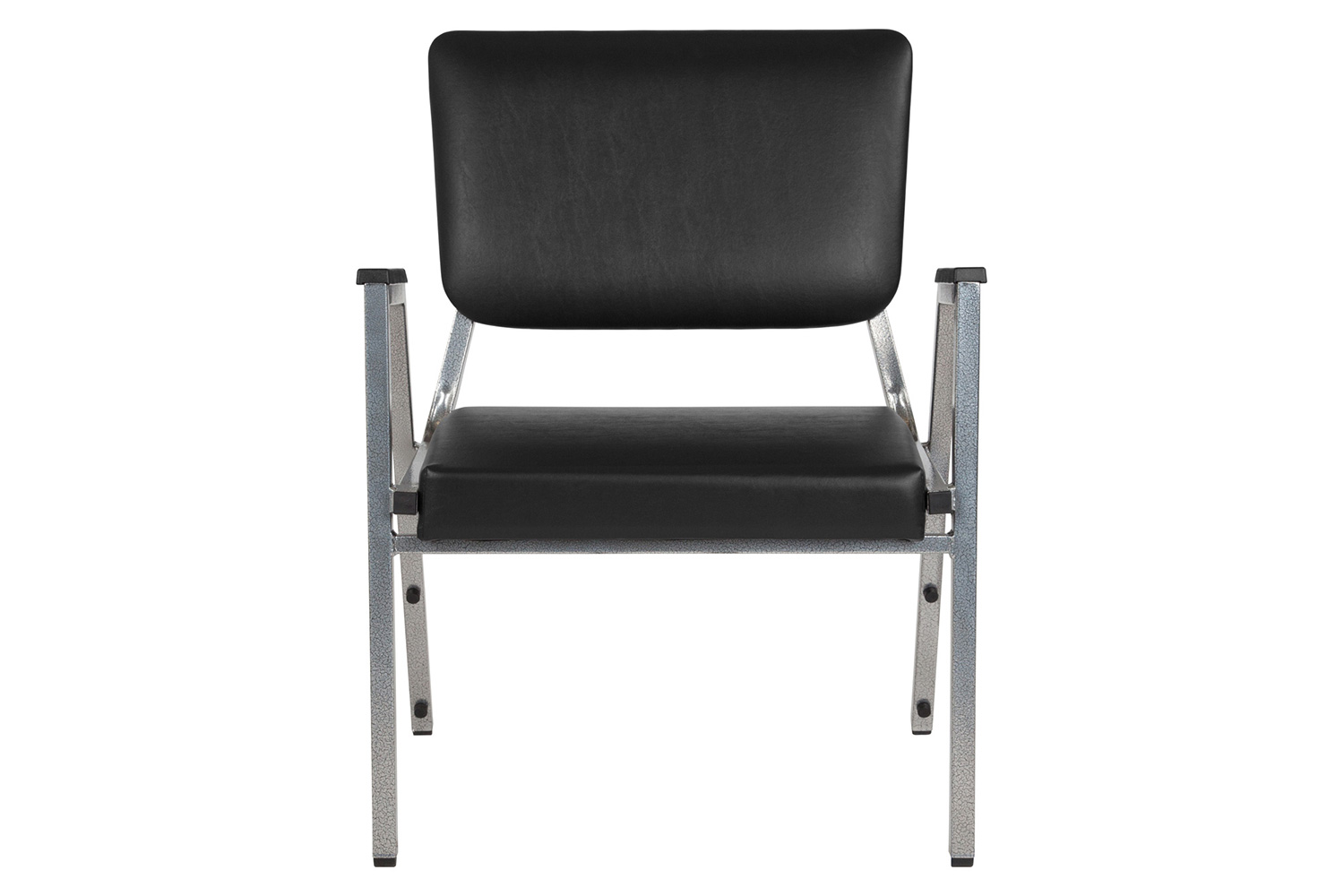 BLNK - HERCULES Series Vinyl Antimicrobial Bariatric Medical Reception Arm Chair with 3/4 Panel Back